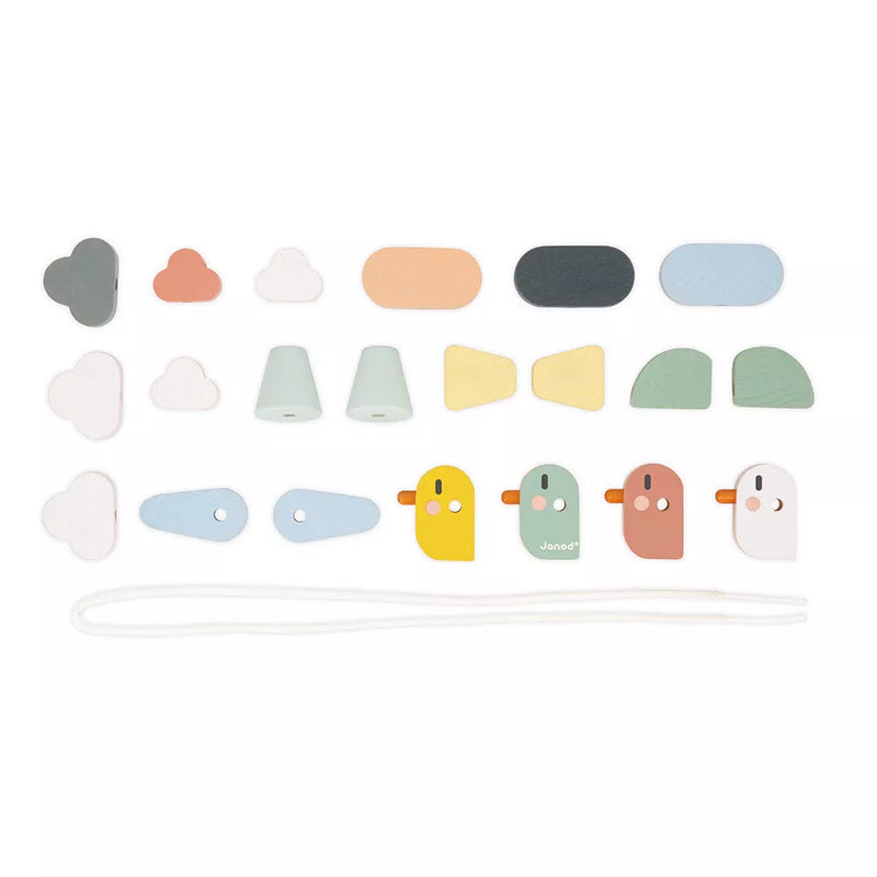 Janod - Sweet Cocoon: Thread-Your-Own Bird Beads - Limolin 