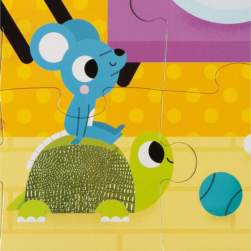 Janod - Tactile - Pets (20-Piece Puzzle) - Limolin 