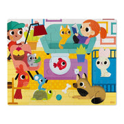 Janod - Tactile - Pets (20-Piece Puzzle) - Limolin 