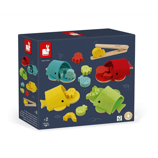 Janod - Whales Color Matching Game - Limolin 