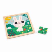 Janod - White Rabbit (9-Piece Puzzle) - Limolin 