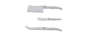 Jean Dubost - Laguiole Cheese Set Brushed Stainless 3pc - Limolin 