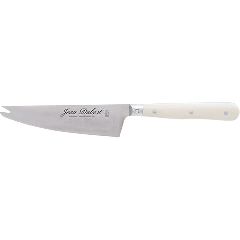 Jean Dubost - POM White Handle 1920 Cheese Knife - Limolin 