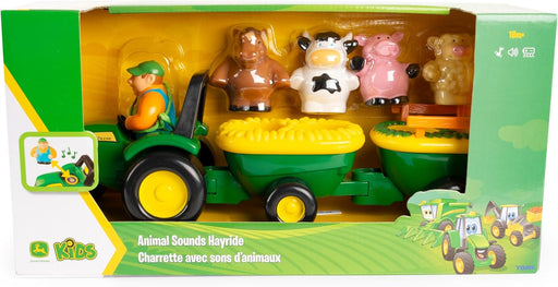 John Deere - Animal Sounds Hayride Musical Tractor Toy - Limolin 