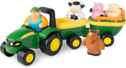 John Deere - Animal Sounds Hayride Musical Tractor Toy - Limolin 