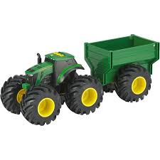 John Deere - JOHN DEERE - MONSTER TREADS - TRACTOR & WAGON W/ LIGHTS & SOUNDS (ASST D) (EA) - Limolin 
