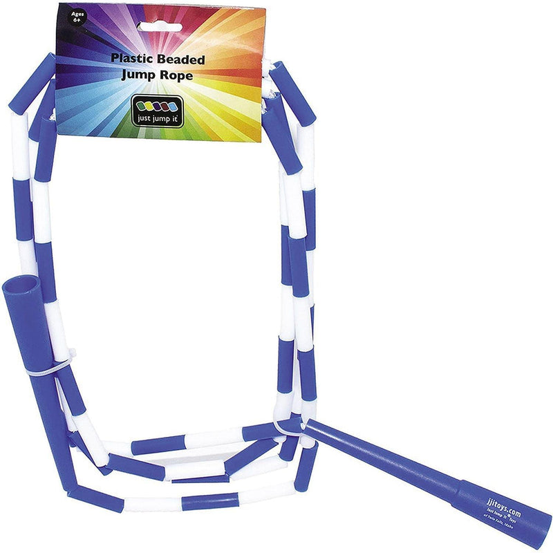 Just Jump It - Plastic Beaded Jump Rope - Blue - Limolin 