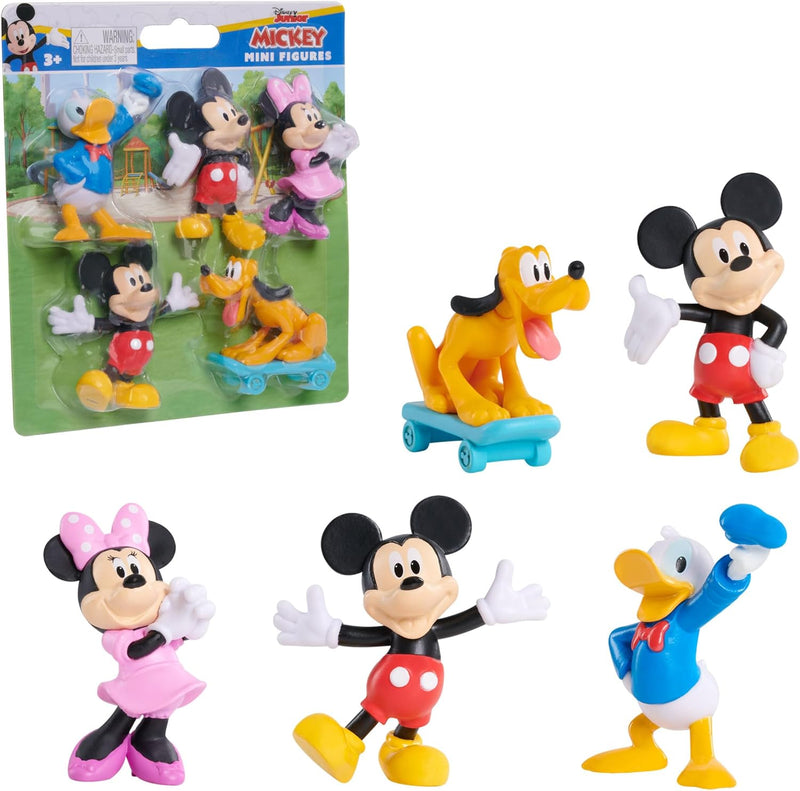 Just Play - Disney Junior Mickey Mouse Mini Figures Pack of 5 - Limolin 