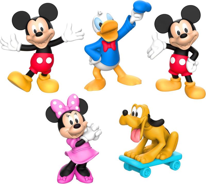 Just Play - Disney Junior Mickey Mouse Mini Figures Pack of 5 - Limolin 