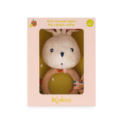 TEETHING RING : RABBIT/POPPIES