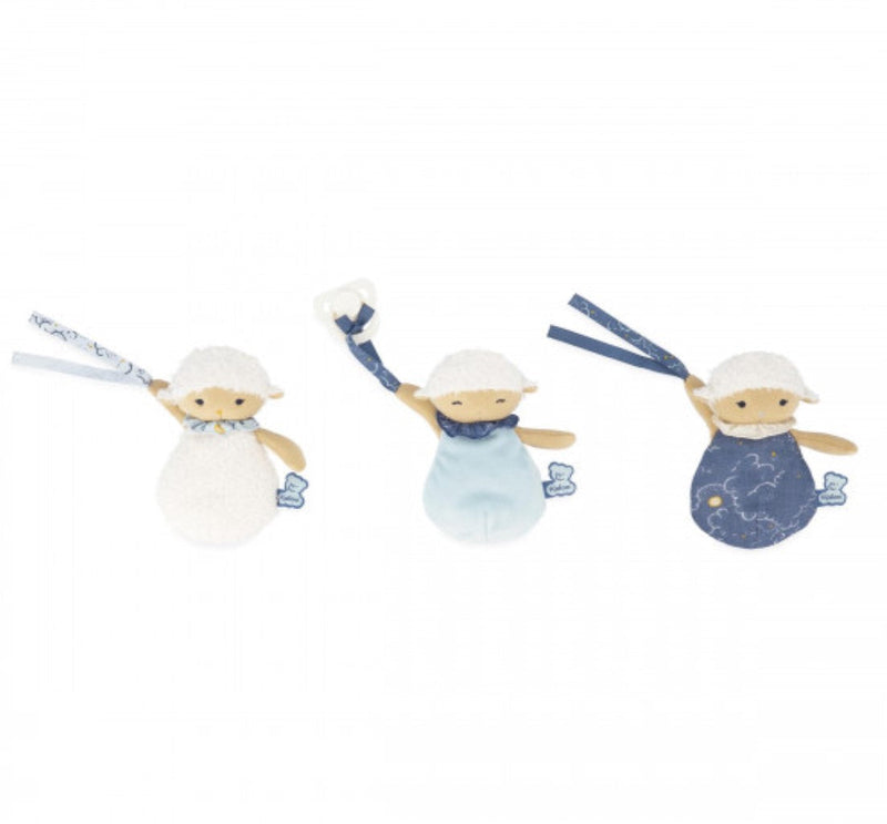 MY 3 SHEEPS DOUDOU SOOTHER HOLDERS - 15 CM
