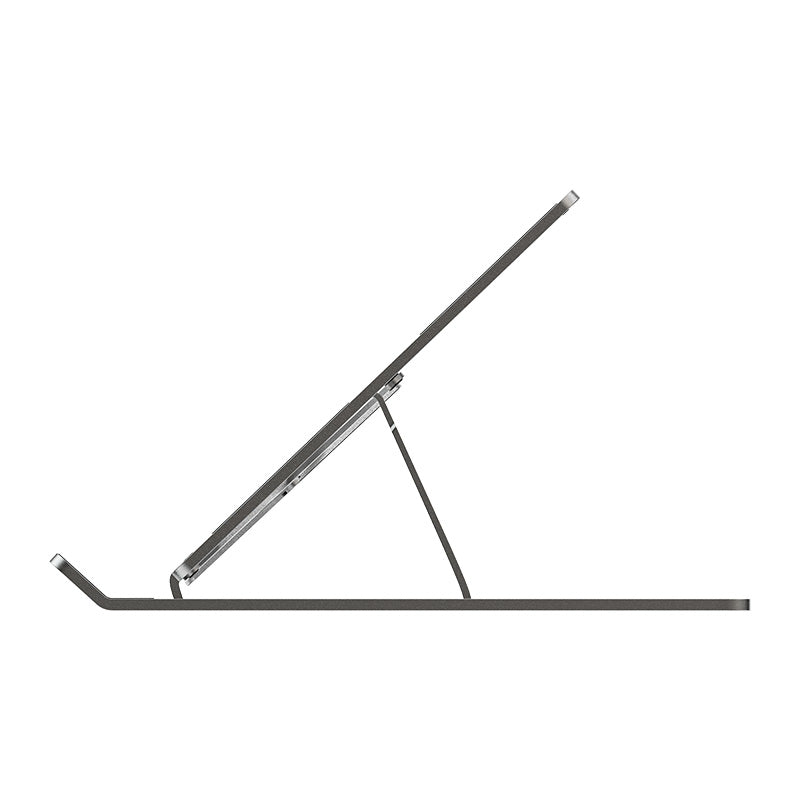 KlipXtreme – Flexit Support Ordinateur Portable Pliable en Aluminium – Argent – KAS-003
