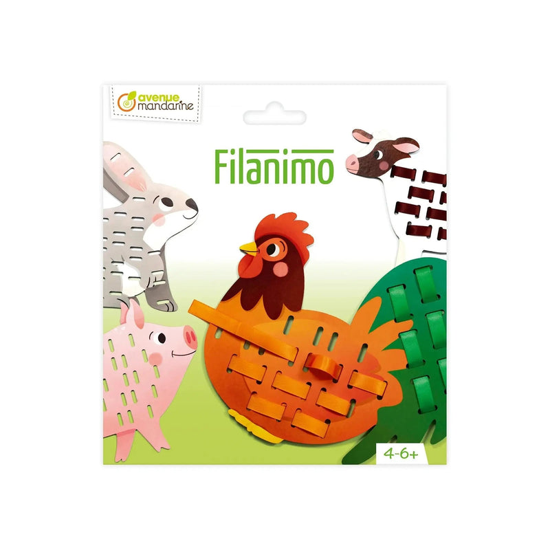 Clairefontaine Ribbon Weaving Kit – Farm Animals