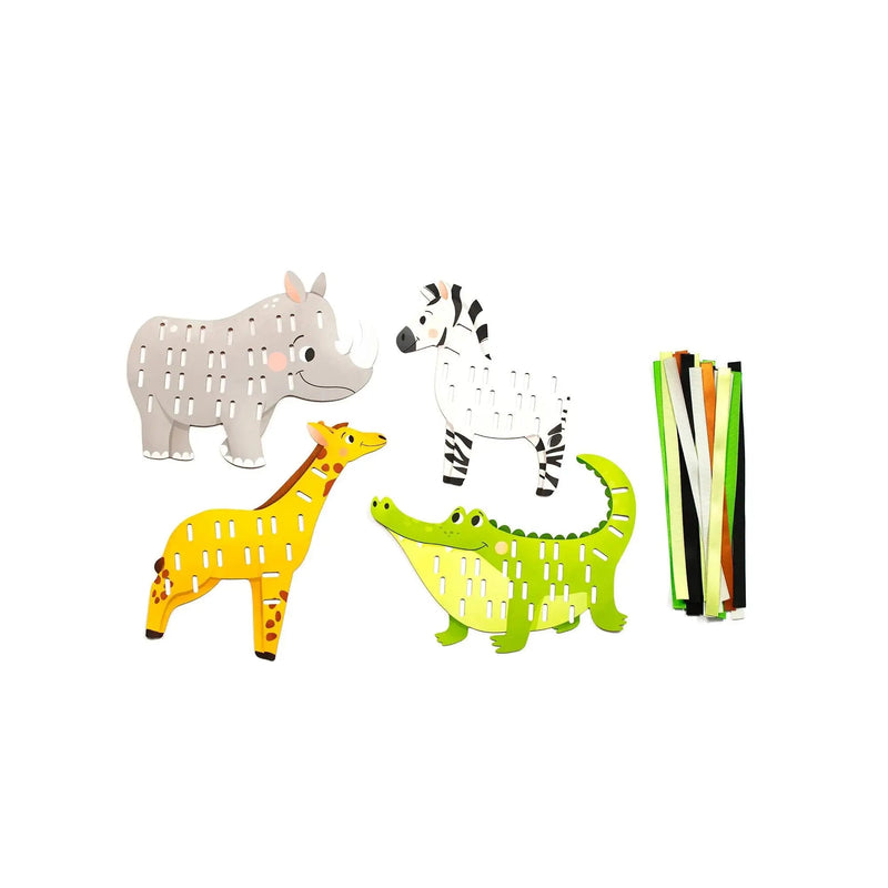 Clairefontaine Ribbon Weaving Kit – Wild Animals