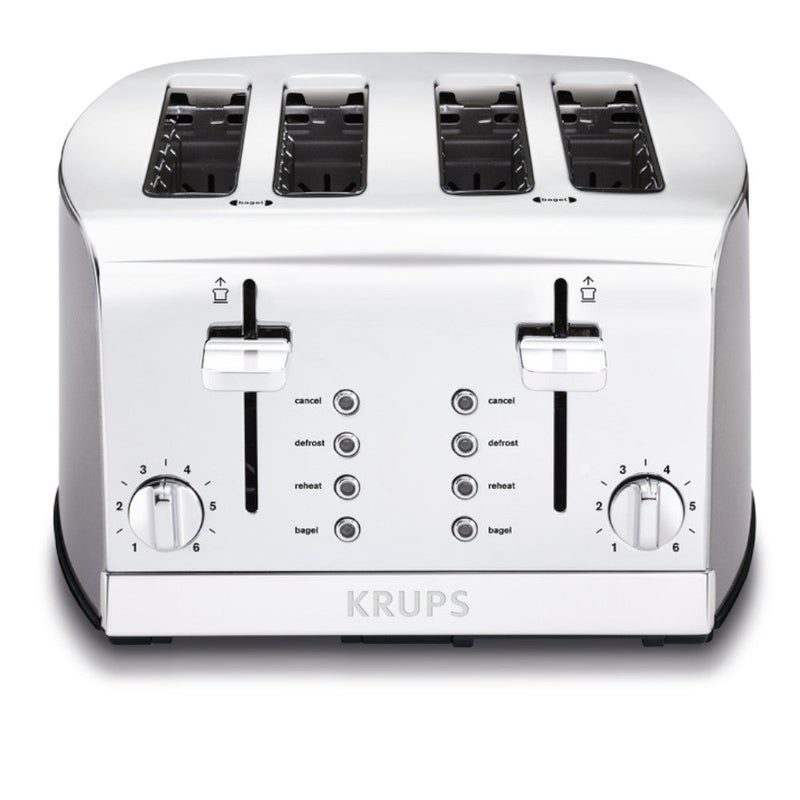 KRUPS KH734D51 4-Slice Stainless Steel Toaster