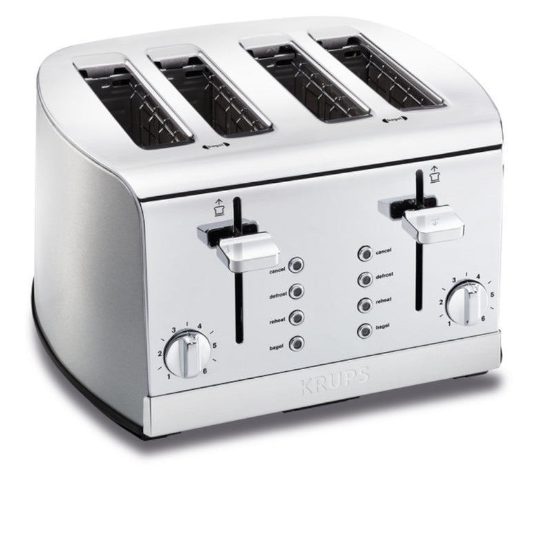 KRUPS KH734D51 4-Slice Stainless Steel Toaster