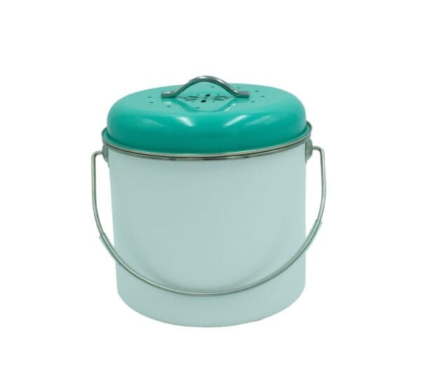 KITCHEN BASICS - Compost Bin 3L/3.1Q Blue - Limolin 