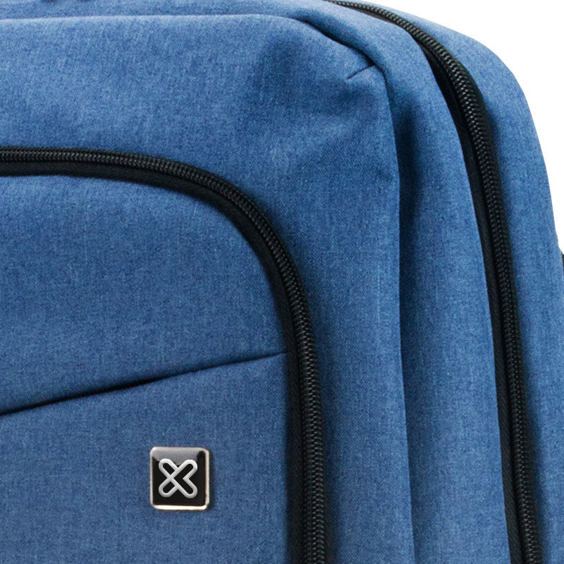 KlipXtreme – Sac à dos pour ordinateur portable Indigo 15,6 pouces – Gris – KNB-416GR