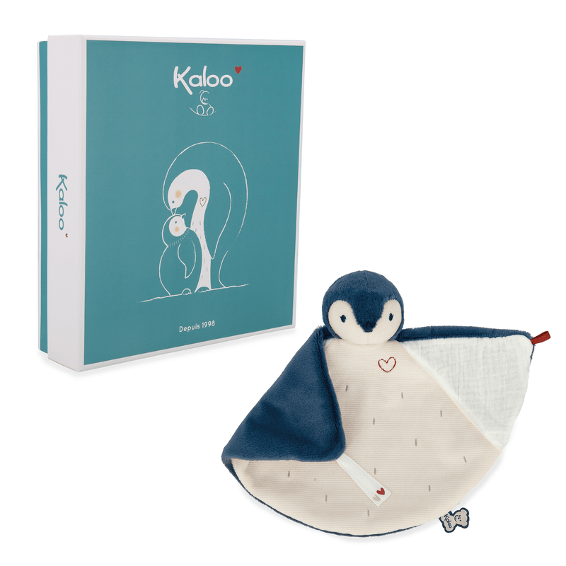 Kaloo - Doudou Penguin - Blue - Limolin 