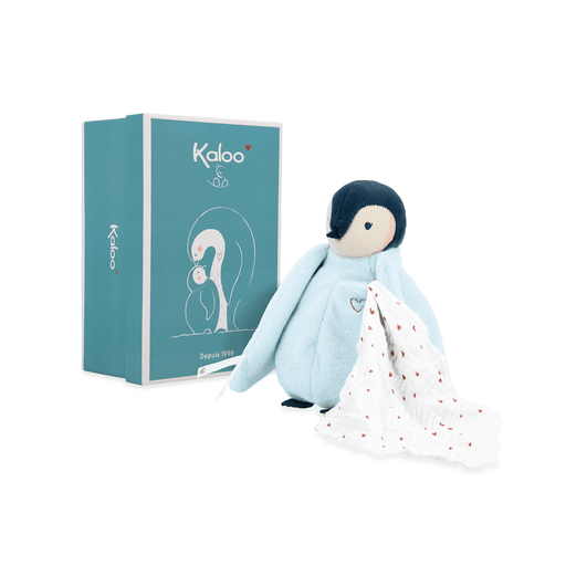 Kaloo - Kissing Plush Penguin - Blue - Limolin 