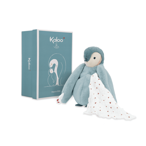 Kaloo - Kissing Plush Penguin - Green - Limolin 
