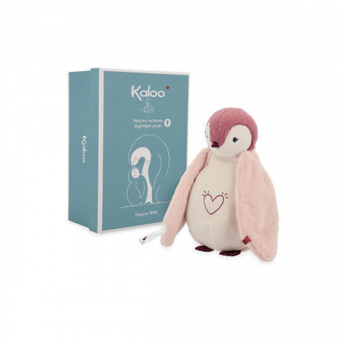 Kaloo - Nightlight Plush - Penguin Pink - Limolin 