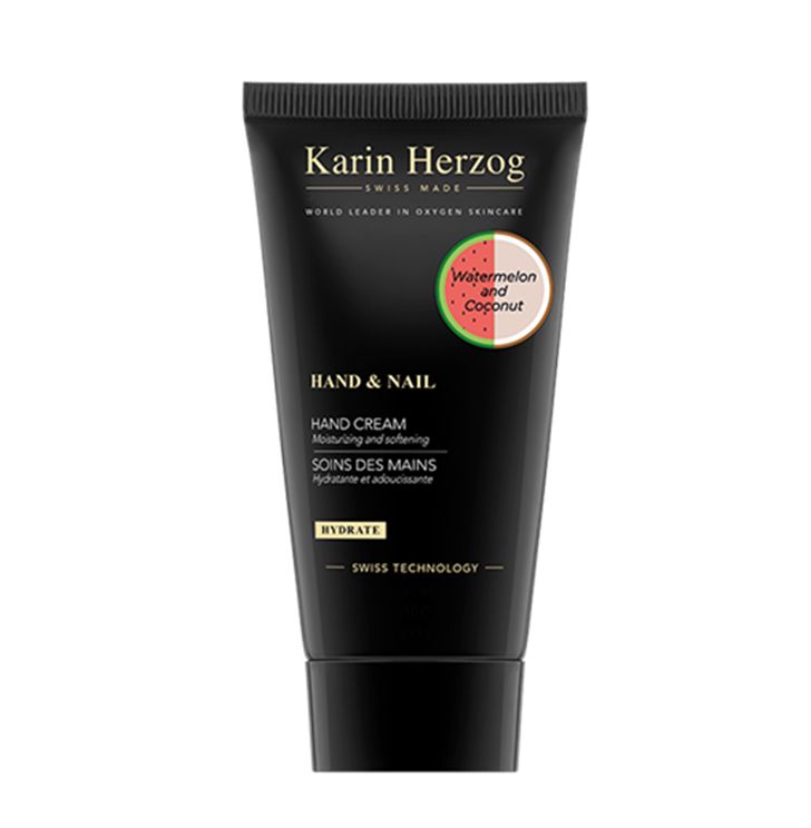 Karin Herzog - Hand And Nail Cream Oxygen Watermelon & Coconut 1% 50Ml - Limolin 