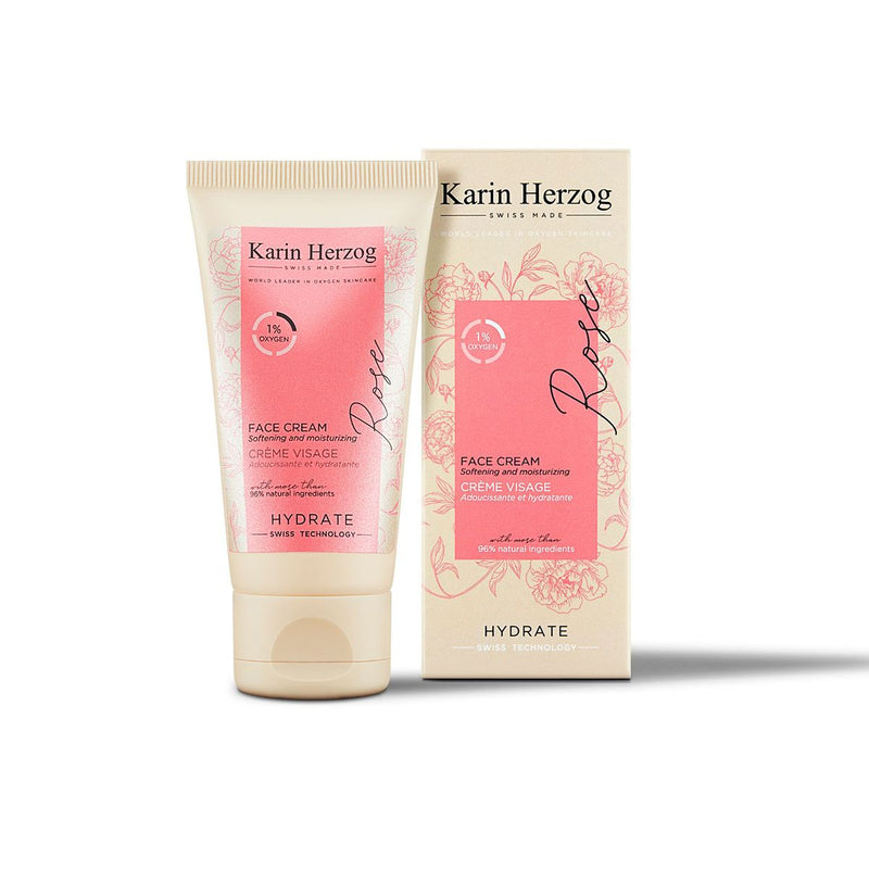 Karin Herzog - Rose Face Cream Oxygen 1% 35Ml - Limolin 
