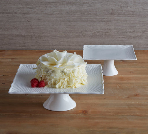BOWRING - Karisma Square Footed Cake Plate 30.6cm (12in)