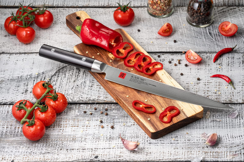 Kasumi - DAMASCUS Kitchen Slicer 24cm/9.5" - Limolin 