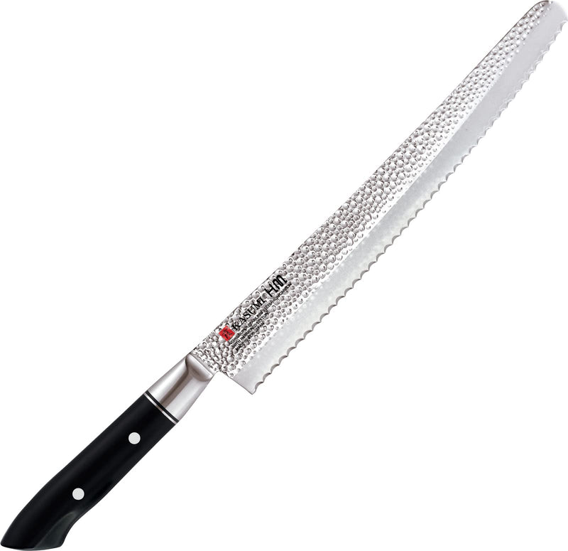 Kasumi - HAMMERED Bread Knife 25cm/10" - Limolin 