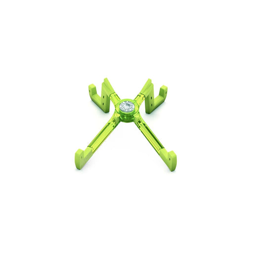Keko universal phone stand, lime - open stand