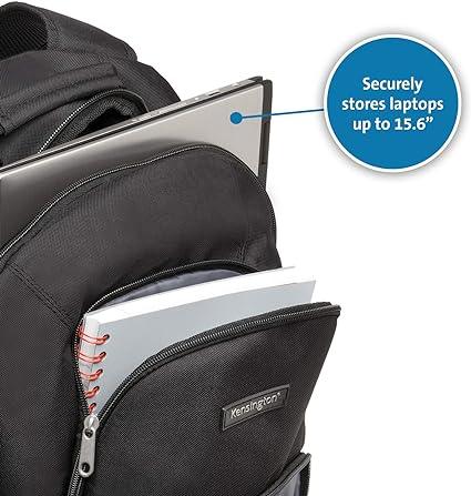 Kensington - SP25 - 15.6 in Laptop Backpack — 39.6 cm - Black — gallery image 4