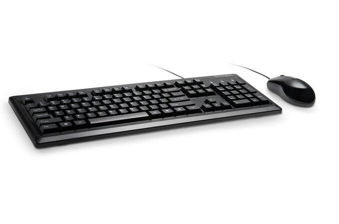 Kensington - Keyboard & Mouse Combo Set For Life USB Wired - Limolin 