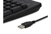 Kensington - Keyboard Washable USB Wired Pro Fit Black PC/Mac - Limolin 