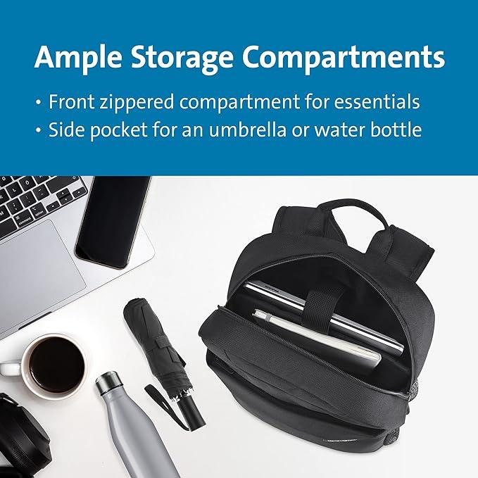 Kensington - Simply Portable Lite - 16 in Laptop Backpack — 40.6 cm - Black — gallery image 5