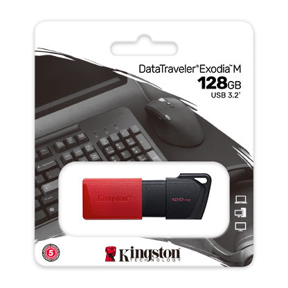 Kingston USB Flash Drive DataTraveler Exodia USB 3.2 (Gen 1) High-Speed Storage - Limolin 