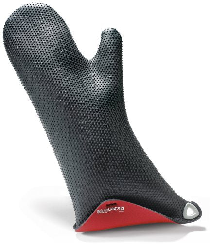 Kitchen Grips - BBQ Mitt 41cm/16" Cherry/Black FLXaPrene - Limolin 