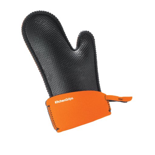 Kitchen Grips - Chefs Mitt Small 35x17cm/13.7x6.7" Orange/Black - Limolin 