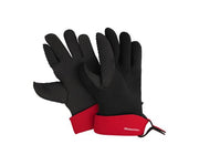 Kitchen Grips - Glove 5-Finger Large 28cm/11" Cherry/Blk FLXaPrene 2pc Set - Limolin 