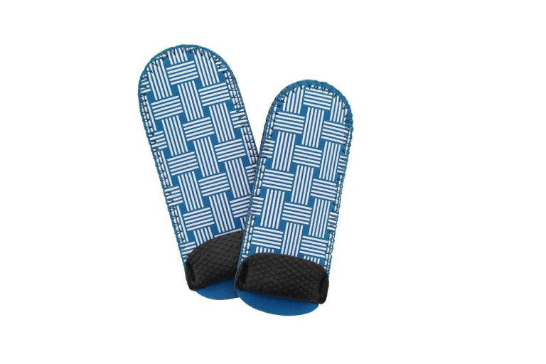 Kitchen Grips - Handle Holder Blueberry/White Woven 15-18cm/6-7" 2pc set - Limolin 