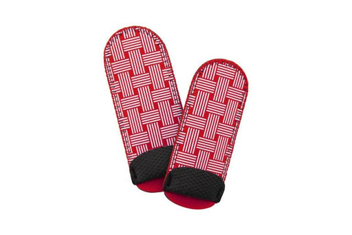 Kitchen Grips - Handle Holder Cherry/White Woven 15-18cm/6-7" 2pc set - Limolin 