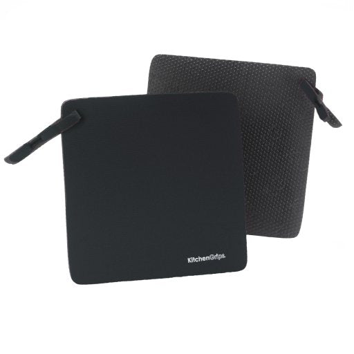 Kitchen Grips - Pot Grabber 18cm/7" Black/Black FLXaPrene 2pc Set - Limolin 