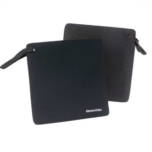 Kitchen Grips - Pot Grabber 18cm/7" Black/Black FLXaPrene 2pc Set - Limolin 