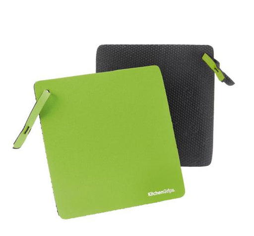 Kitchen Grips - Pot Grabber 18cm/7" Lime/Black FLXaPrene 2pc Set - Limolin 