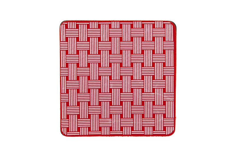 Kitchen Grips - Pot Grabber Cherry/White Woven 18cm/7" 2pc set - Limolin 