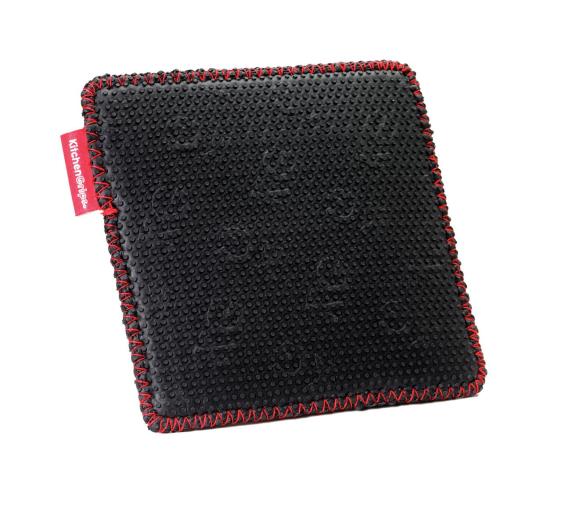 Kitchen Grips - Trivet Square 18cm/7" Black FLXaPrene - Limolin 