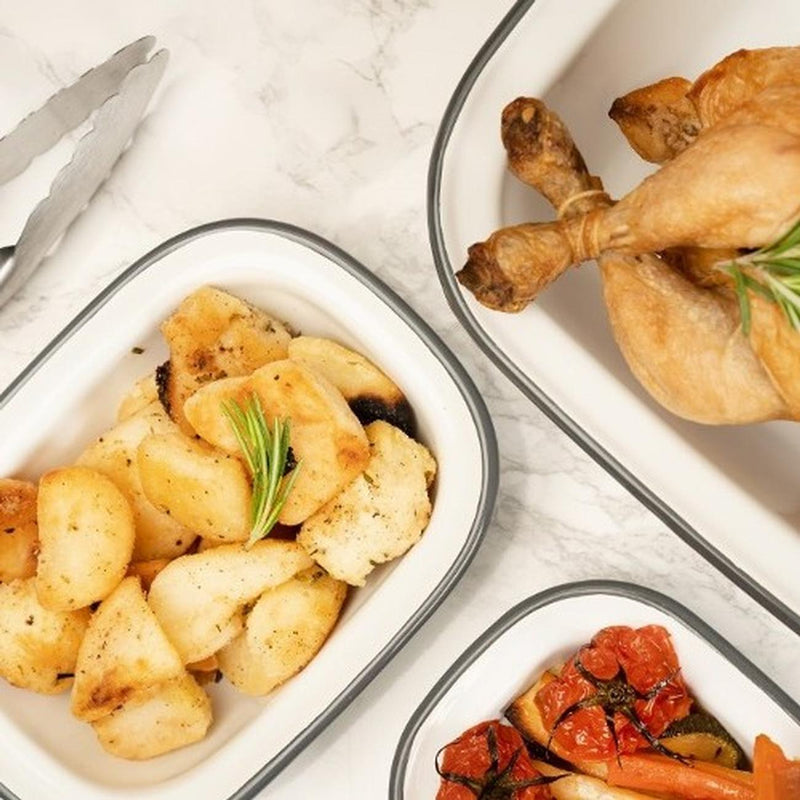 Captivate - Kitchen Pantry Enamel Pie Dish 20cm