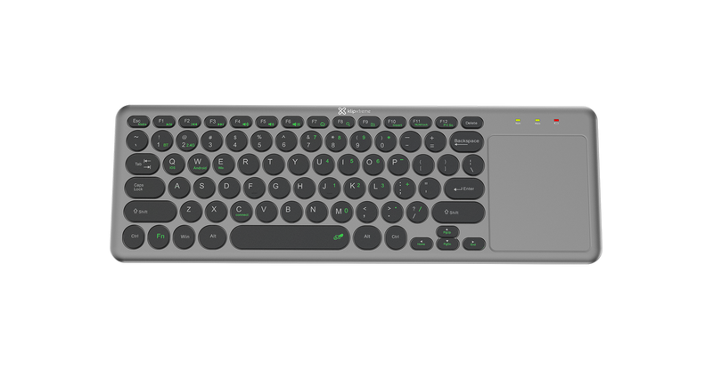 Klipxtreme - Keyboard Bluetooth or Wireless 2.4Ghz KeyGlider with Touch Pad Ultra Thin & Lightweight PCs Laptops TVs PC/Mac/iOS/Android - Limolin 