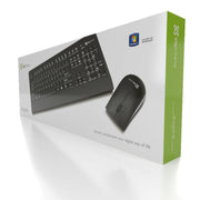 Klipxtreme - Keyboard & Mouse Combo Kit Wireless Set (KCK - 265E) - Limolin 